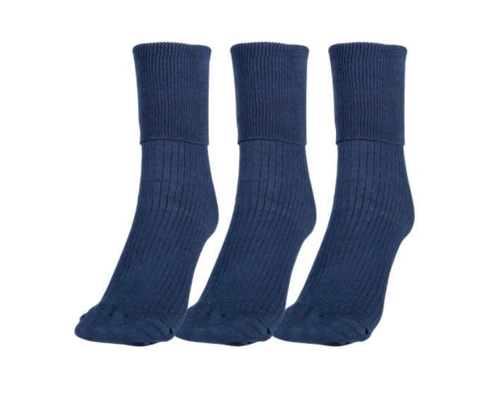 Belgravia School Essentials | Navy Knee High Socks - 3pk