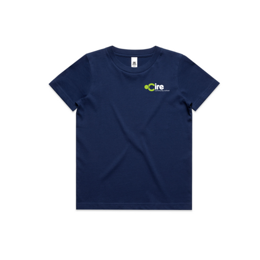 Cire Community School | PRE-ORDER |Cobalt Youth Staple T-Shirt