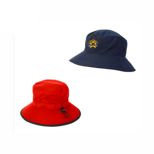 Stella Maris Parish School | Bucket Hat - Navy/Red