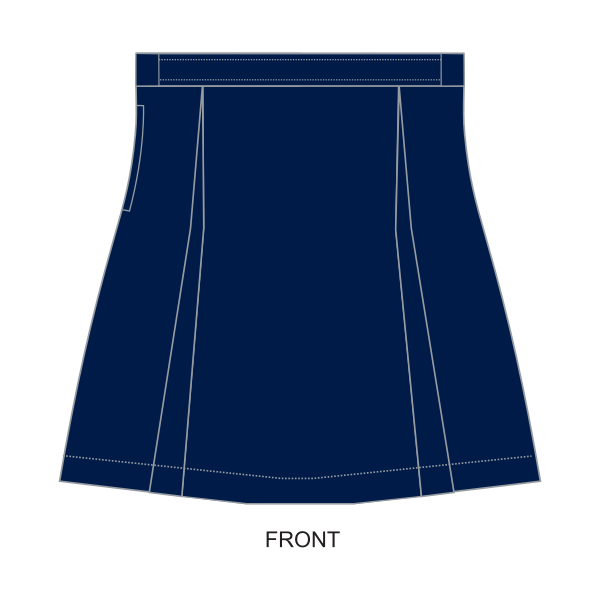 Belgravia School Essentials | Pleated Navy Skirt