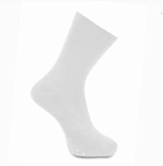 Riverbanks College B-12 | Crew Socks (2 pack) - White